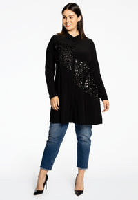 Blouse sequins DOLCE - black - #1