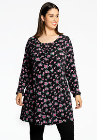 Tunic wide bottom LOULOU - black - #2