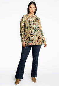 Shirt A-line PAISLEY - multi - #1