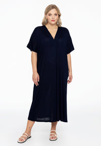 Dress wide COCOON - blue - #2