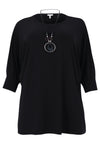 Tunique manche chauve-souris DOLCETunic batsleeve DOLCE - black - #4
