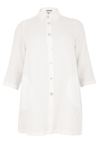 Blouse buttoned BUBBLE - white - #2