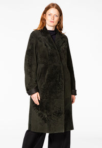 Coat lammy - green - #1