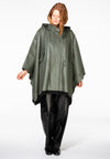 Coat wide silk leather - green - #2