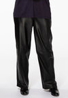 Trousers wide leather - black - #2