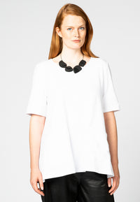 Tunic A-line pockets - white - #2