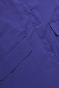 Chemisier COTTON en stretch avec pochesShirt COTTON stretch pockets - purple - #5