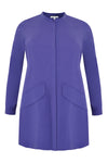 Chemisier COTTON en stretch avec pochesShirt COTTON stretch pockets - purple - #4