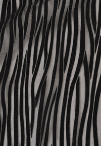 Jacket viscose stripe - black - #5