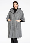 Poncho HERRINGBONE - grey - #2