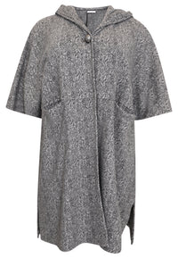 Poncho HERRINGBONE - grey - #4