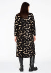 Dress with pleats GRACE - black - #3