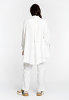 Chemisier avec fermeture éclair LINENBlouse zipper LINEN - white - #3