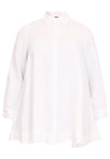 Chemisier avec fermeture éclair LINENBlouse zipper LINEN - white - #5