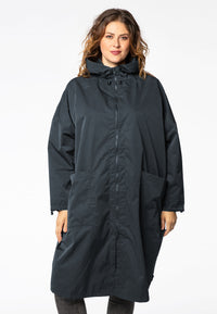 Raincoat wide - indigo - #2