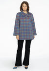 Tunic a-symmetric collar HIGHLANDS - indigo - #1