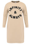 Sweater dress INFINITY - light brown - #4