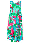 Dress Swing BATIK - green - #4