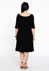 Dress wide neck DOLCE - black - #3