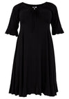 Dress wide neck DOLCE - black - #4