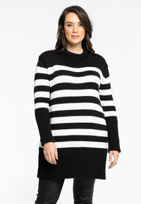 Pullover Breton Stripe - black - #1