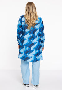 Blouse tape SKY - blue - #3