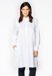 Blouse A-line - white - #1