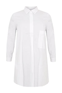 Blouse A-line - white - #4