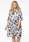 Dress-blouse BIRDS - white - #2