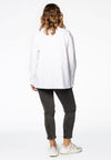 Blouse A-line polo neck - white - #3