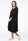 Dress pointy ORGANIC COTTON - black - #1