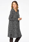 Dress zipper neckline VENCE - black - #2
