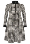 Dress zipper CHECK - black - #4