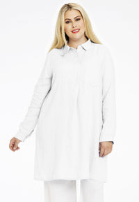 Blouse-dress LINEN - white - #2