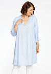 Tunic pintucks LINEN - indigo - #2