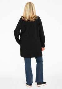 Blouse-jacket lurex RIB - black - #3