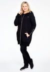 Cardigan à capuche laissez faire - Noir