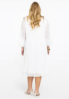 Cardi-blouse frilled VOILE - white  - #3