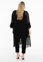 Cardi-blouse frilled VOILE - black  - #3