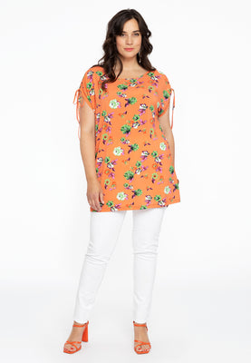 Tunic drawstrings AZALEA - orange  - #2