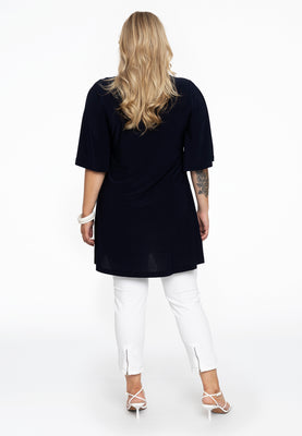 Tunic wide bottom circle sleeve DOLCE - blue - #3