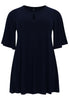 Tunic wide bottom circle sleeve DOLCE - blue - #4