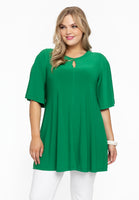 Tunic wide bottom circle sleeve DOLCE - green  - #1