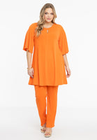 Tunic wide bottom circle sleeve DOLCE - orange  - #2