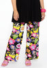 Pantalon HAYFLOWER - black 