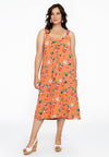 Robe sans manches azalea - Orange