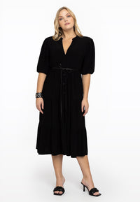 Dress puff sleeves DOLCE - black - #2
