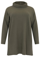 Pullover high neck RIB - light green - #2