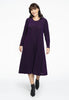 Dress zipped back LUREX - purple  - #2