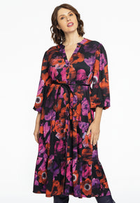 Dress puff sleeve POPPY - black - #1